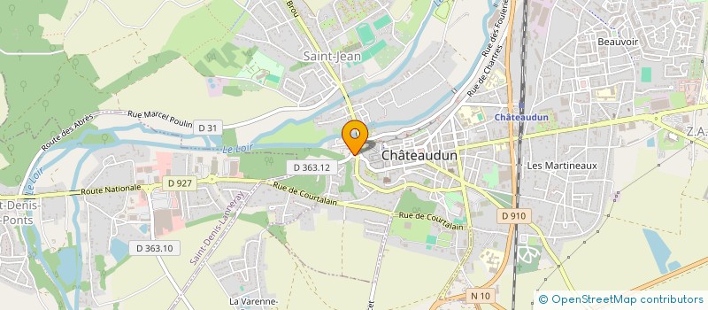 localisation de l'entreprise SCI LES RECOLLETS à SAINT-DENIS-LANNERAY
