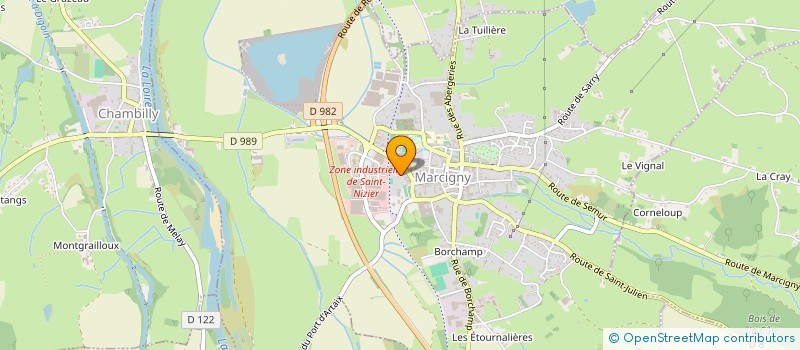 localisation de l'entreprise SCI LES RECOLLETS  MARCIGNY