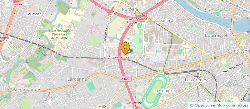 localisation de l'entreprise SCI LES REFLETS DES MINIMES à TOULOUSE