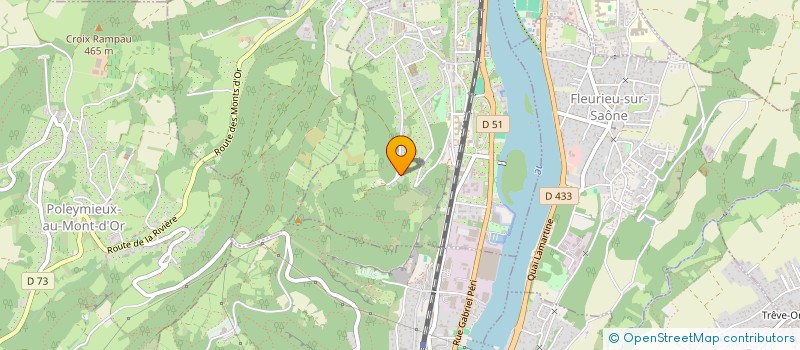 localisation de l'entreprise SCI LES REGARDS  ALBIGNY-SUR-SAONE