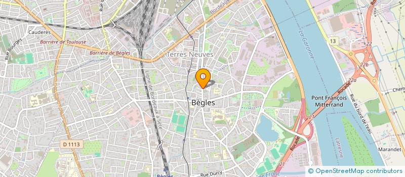 localisation de l'entreprise SCI LES REGATES à BEGLES