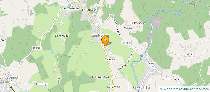 localisation de l'entreprise SCI LES REILLABOUTS  SAINT-AULAIRE