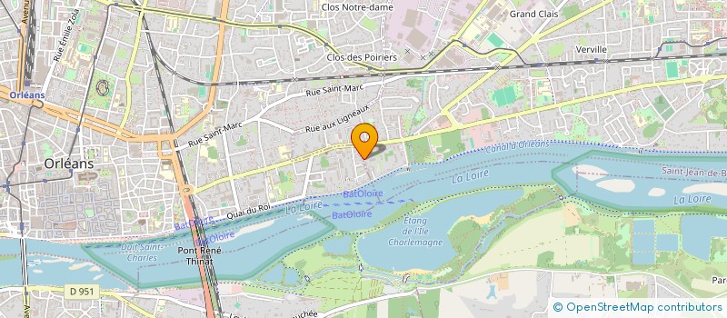 localisation de l'entreprise SCI LES RELIEURS à ORLEANS