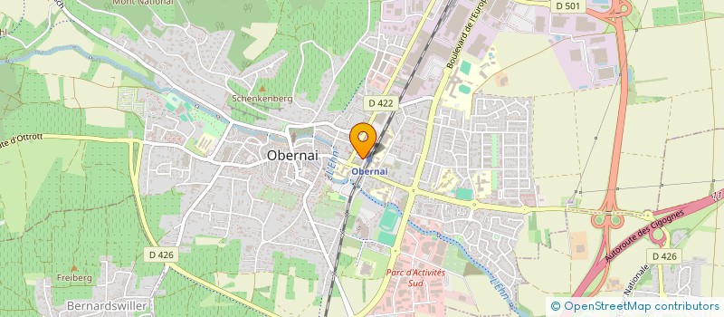 localisation de l'entreprise SCI LES REMPARTS à OBERNAI