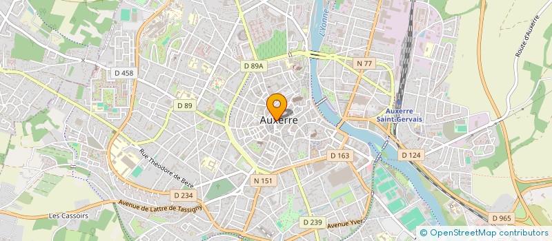 localisation de l'entreprise SCI LES REMPARTS à AUXERRE