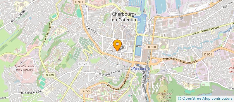 localisation de l'entreprise SCI LES REMPARTS à CHERBOURG-EN-COTENTIN