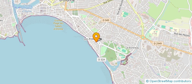 localisation de l'entreprise SCI LES REMPARTS à LES SABLES D'OLONNE