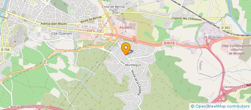 localisation de l'entreprise SCI LES REMPARTS à CARCASSONNE