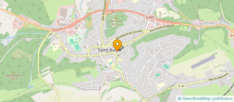 localisation de l'entreprise SCI LES REMPARTS à SAINT-AVOLD