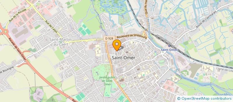 localisation de l'entreprise SCI LES REMPARTS  SAINT-MARTIN-LEZ-TATINGHEM