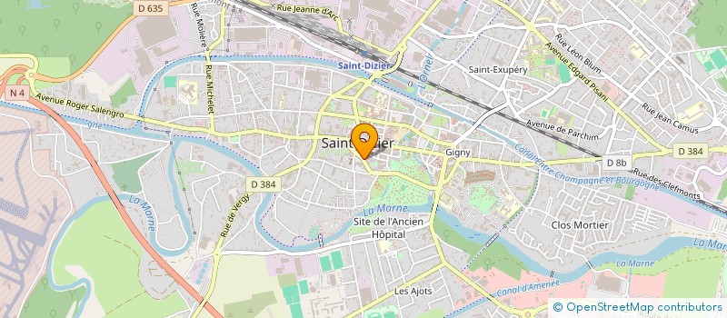 localisation de l'entreprise SCI LES REMPARTS à SAINT-DIZIER