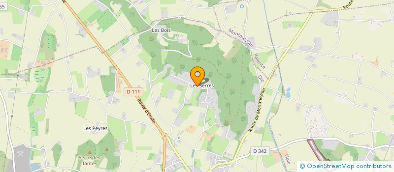 localisation de l'entreprise SCI LES REMPARTS  MONTOISON