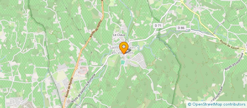 localisation de l'entreprise SCI LES REMPARTS  VAISON-LA-ROMAINE