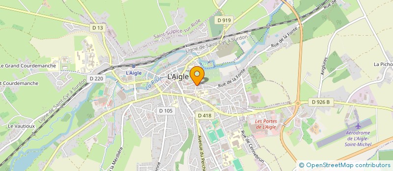 localisation de l'entreprise SCI LES REMPARTS à L'AIGLE
