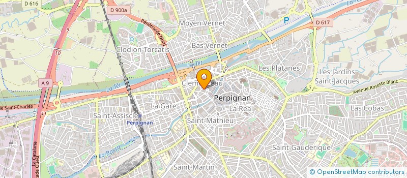localisation de l'entreprise SCI LES REMPARTS  PERPIGNAN