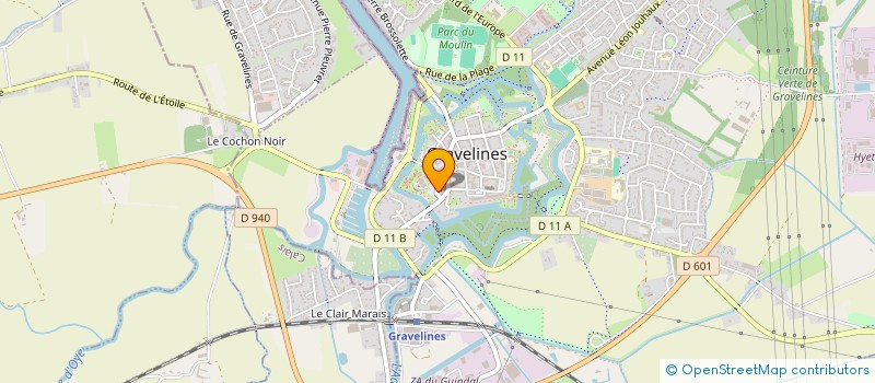 localisation de l'entreprise SCI LES REMPARTS à GRAVELINES