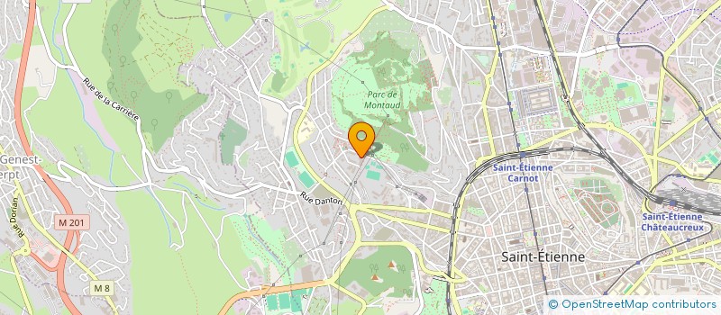 localisation de l'entreprise SCI LES REMPARTS  SAINT-ETIENNE