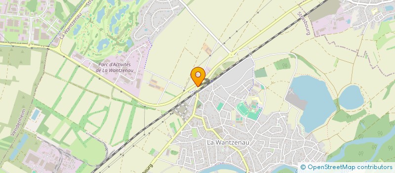 localisation de l'entreprise SCI LES REMPARTS  LA WANTZENAU