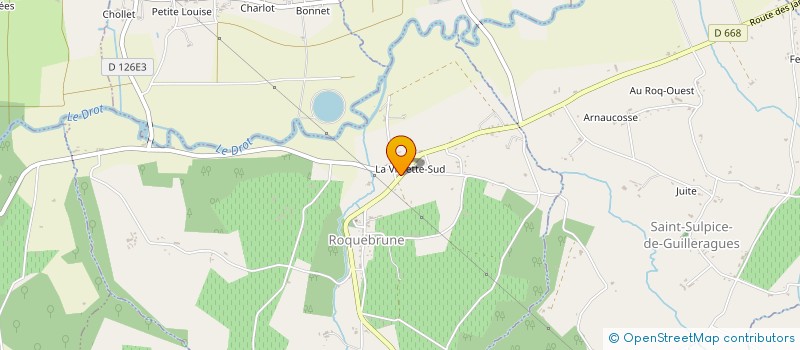 localisation de l'entreprise SCI LES REMPARTS  ROQUEBRUNE