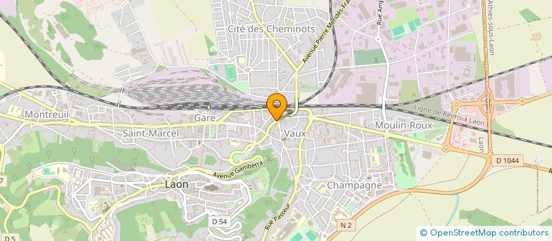 localisation de l'entreprise SCI LES REMPARTS à LAON