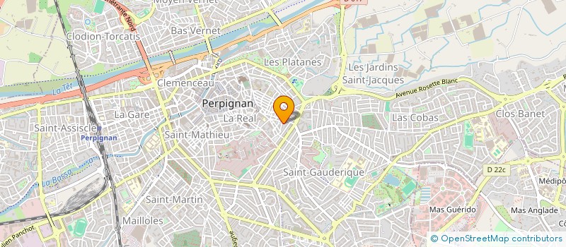 localisation de l'entreprise SCI LES REMPARTS à PERPIGNAN