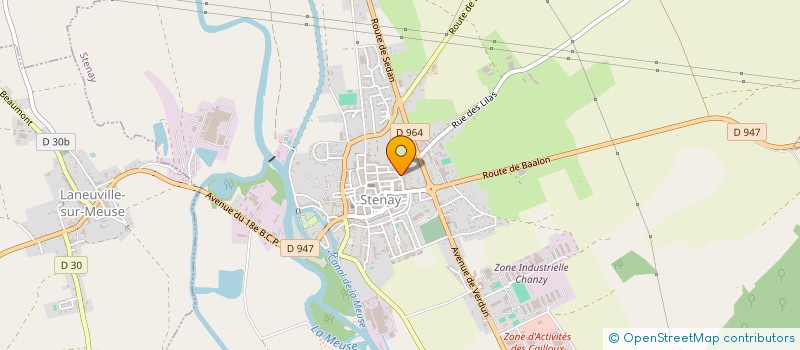 localisation de l'entreprise SCI LES REMPARTS  STENAY
