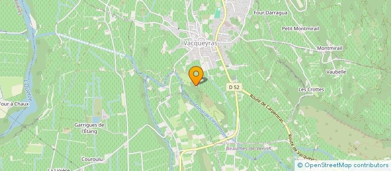 localisation de l'entreprise SCI LES REMPARTS DE SABLET  VACQUEYRAS