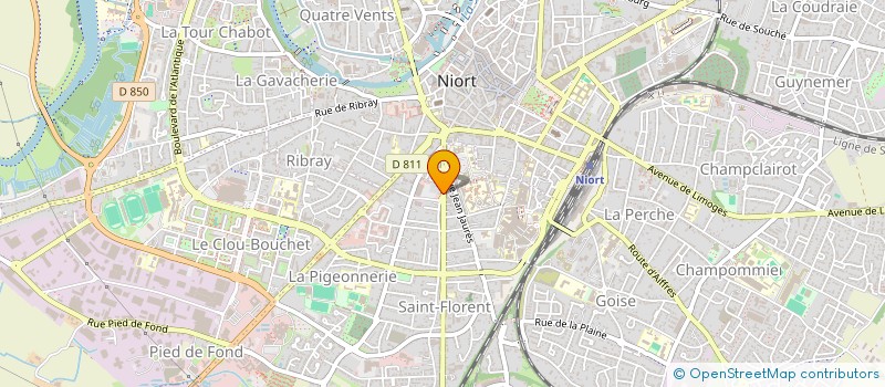 localisation de l'entreprise SCI LES RENARD à NIORT