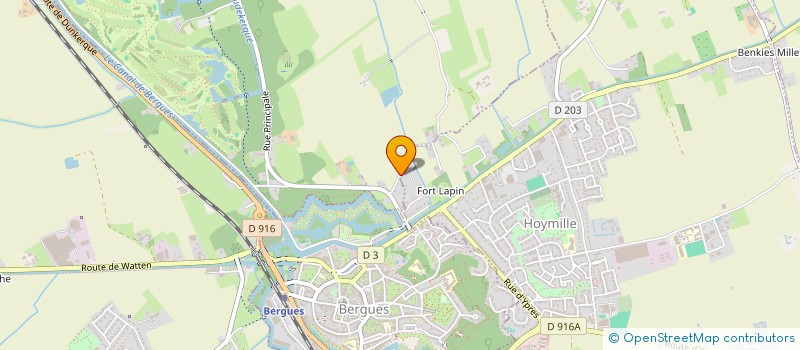 localisation de l'entreprise SCI LES RENARDEAUX  TETEGHEM-COUDEKERQUE-VILLAGE