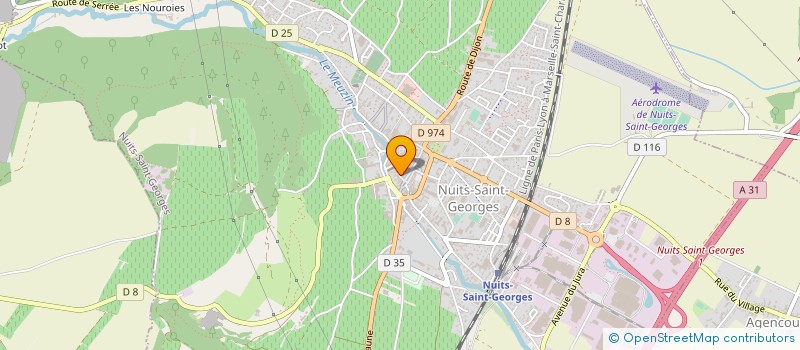 localisation de l'entreprise SCI LES RENARDIERES  NUITS-SAINT-GEORGES