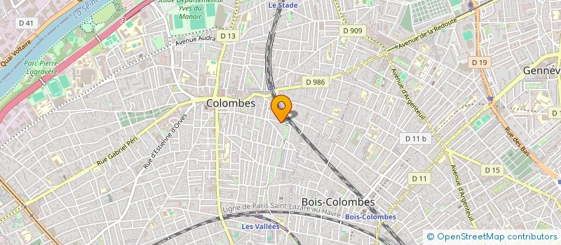 localisation de l'entreprise SCI LES RENARDIERES à COLOMBES