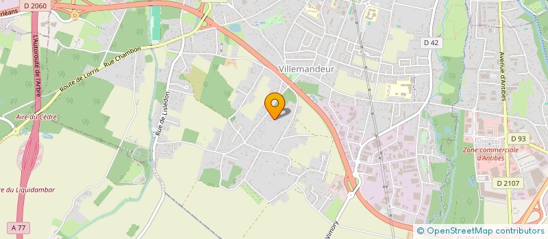 localisation de l'entreprise SCI LES RENARDS  VILLEVOQUES
