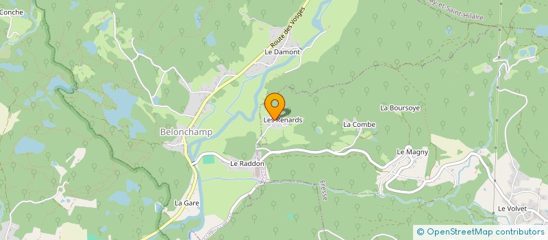 localisation de l'entreprise SCI LES RENARDS  FRESSE