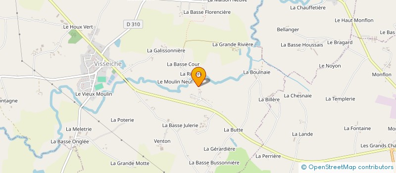 localisation de l'entreprise SCI LES RENARDS  VISSEICHE