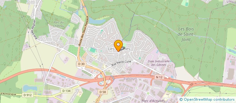 localisation de l'entreprise SCI LES RENARDS  PLAISIR