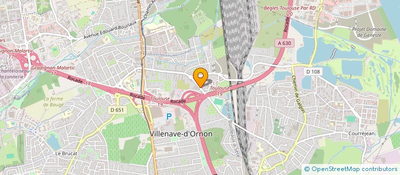 localisation de l'entreprise SCI LES RENEVES à VILLENAVE-D'ORNON
