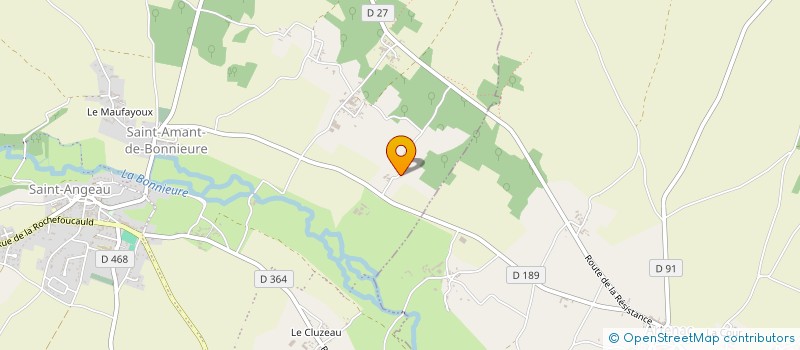 localisation de l'entreprise SCI LES RENGES à VAL-DE-BONNIEURE