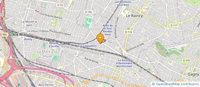 localisation de l'entreprise SCI LES RENONCULES 46 à VILLEMOMBLE