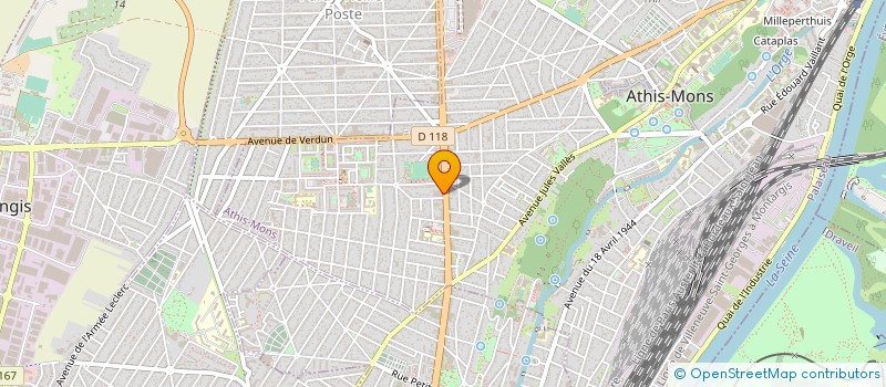 localisation de l'entreprise SCI LES RESERVOIRS à ATHIS-MONS