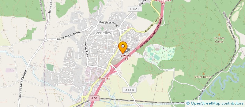 localisation de l'entreprise SCI LES RESIDENCES AMANDIERS  VENELLES