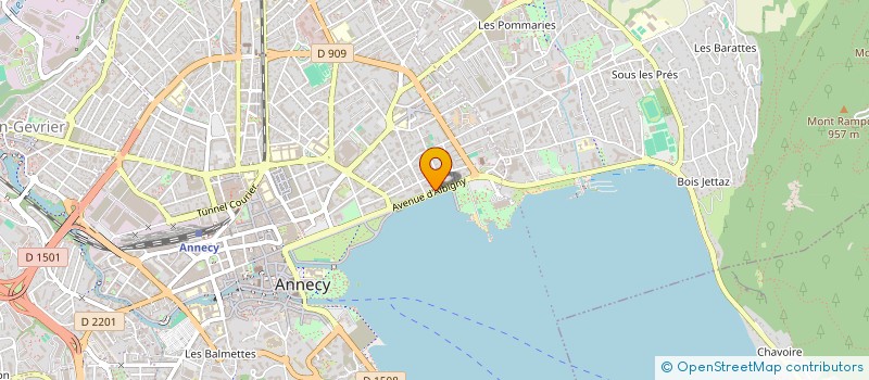 localisation de l'entreprise SCI LES RESIDENCES DE CESSY à ANNECY