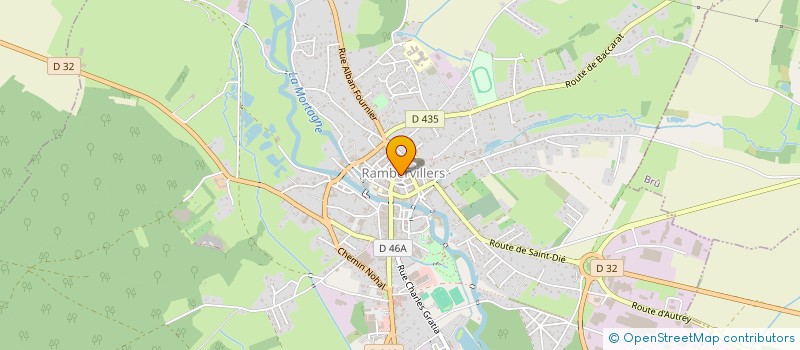 localisation de l'entreprise SCI LES RESIDENCES DE L'HOTEL DE VILLE  RAMBERVILLERS