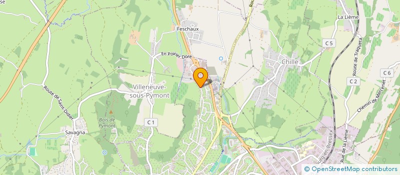 localisation de l'entreprise SCI LES RESIDENCES DES PENDANTS  LONS-LE-SAUNIER