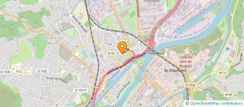 localisation de l'entreprise SCI LES RESIDENCES DU CHATEAU à METZ