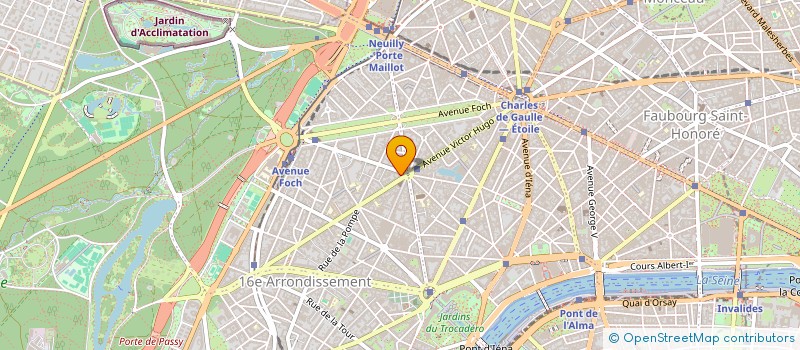 localisation de l'entreprise SCI LES RESIDENCES DU GOLF D'AMPUS à PARIS