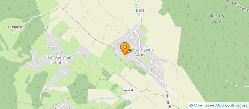 localisation de l'entreprise SCI LES RESIDENCES DU MONT  LE MONT-SAINT-ADRIEN