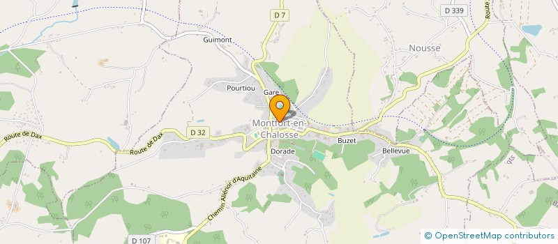 localisation de l'entreprise SCI LES RESIDENCES DU PAVILLON LANDAIS à GAMARDE-LES-BAINS