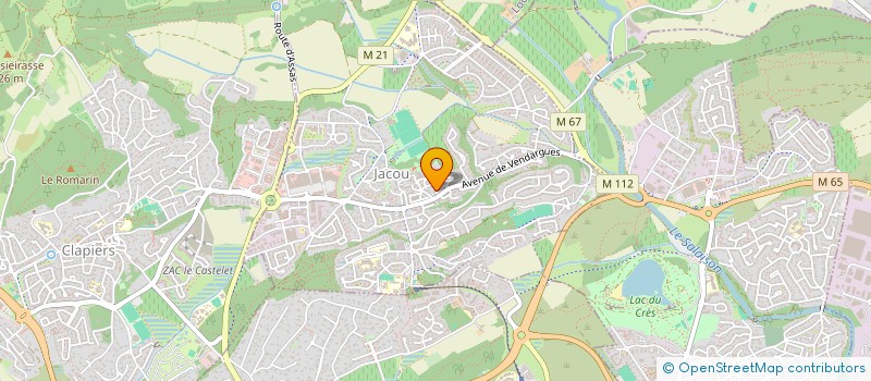 localisation de l'entreprise SCI LES RESIDENCES DU SOLEIL à JACOU