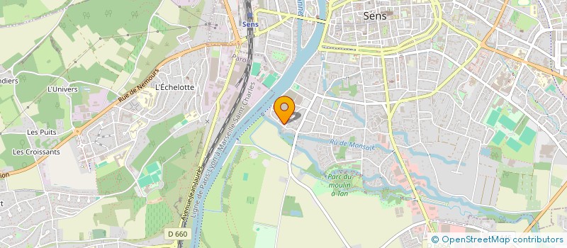 localisation de l'entreprise SCI LES RESIDENCES DU ZODIAQUE à SENS