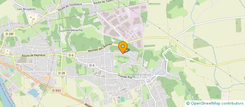 localisation de l'entreprise SCI LES RESSOURCES à REYRIEUX